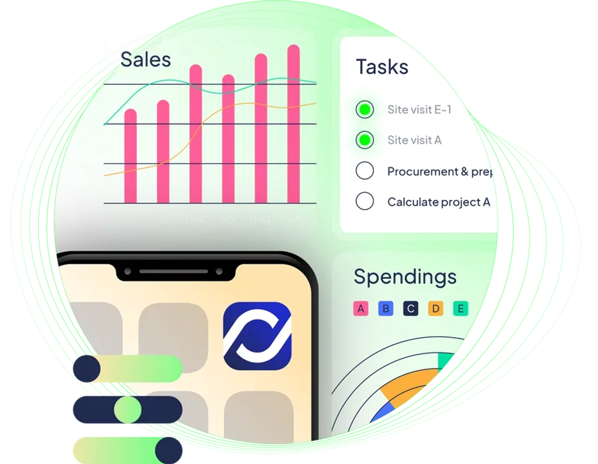 Al jouw data in één oogopslag binnen OpusFlow
