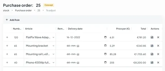 Scannable shipping notes and management of multiple warehouses