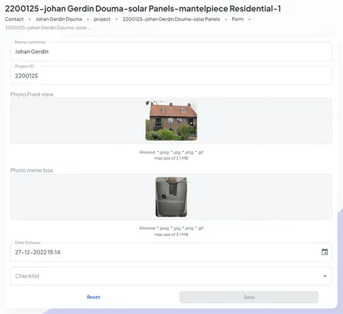 Flexibly add form templates to your projects